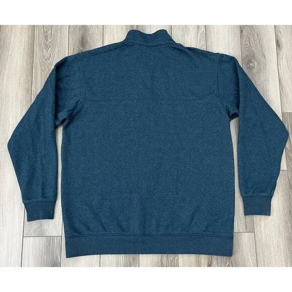 Columbia Men's Night Wave Heather Sweatshirt Hart Mountain Half Zip L/S Sz L - Picture 5 of 9